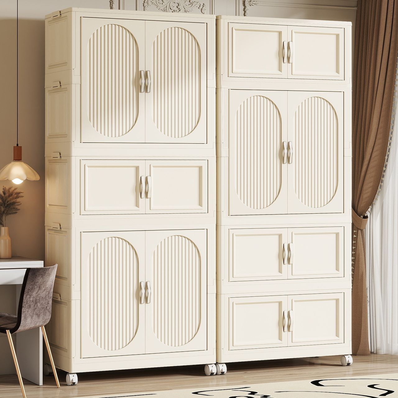 Baby Clothing Wardrobe - Armadio Pieghevole per Bambini, Guardaroba per