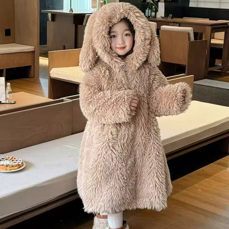 Baby X Clothing - Autunno Inverno Ragazze Cappotto di Pelliccia