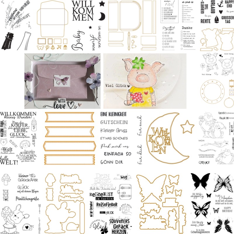 Baby Clothing Bag - Stampi e Fustelle a Tema Valigia