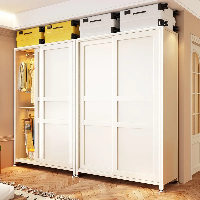 Baby Clothing Wardrobe - Armadio in Acciaio con Ante Scorrevoli