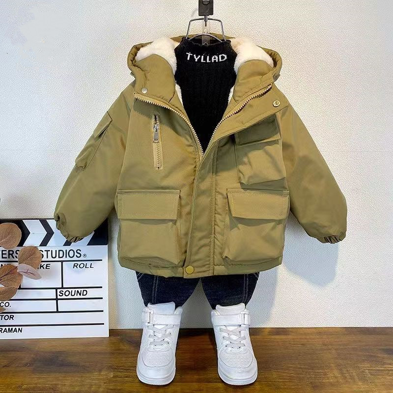 Baby X Clothing - Bambini ragazzi peluche giacca calda con