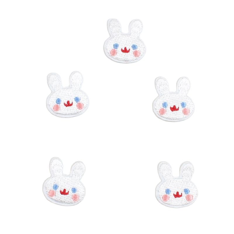 Baby X Clothing - 10pcs Iron On Rabbit Patches Cartoon