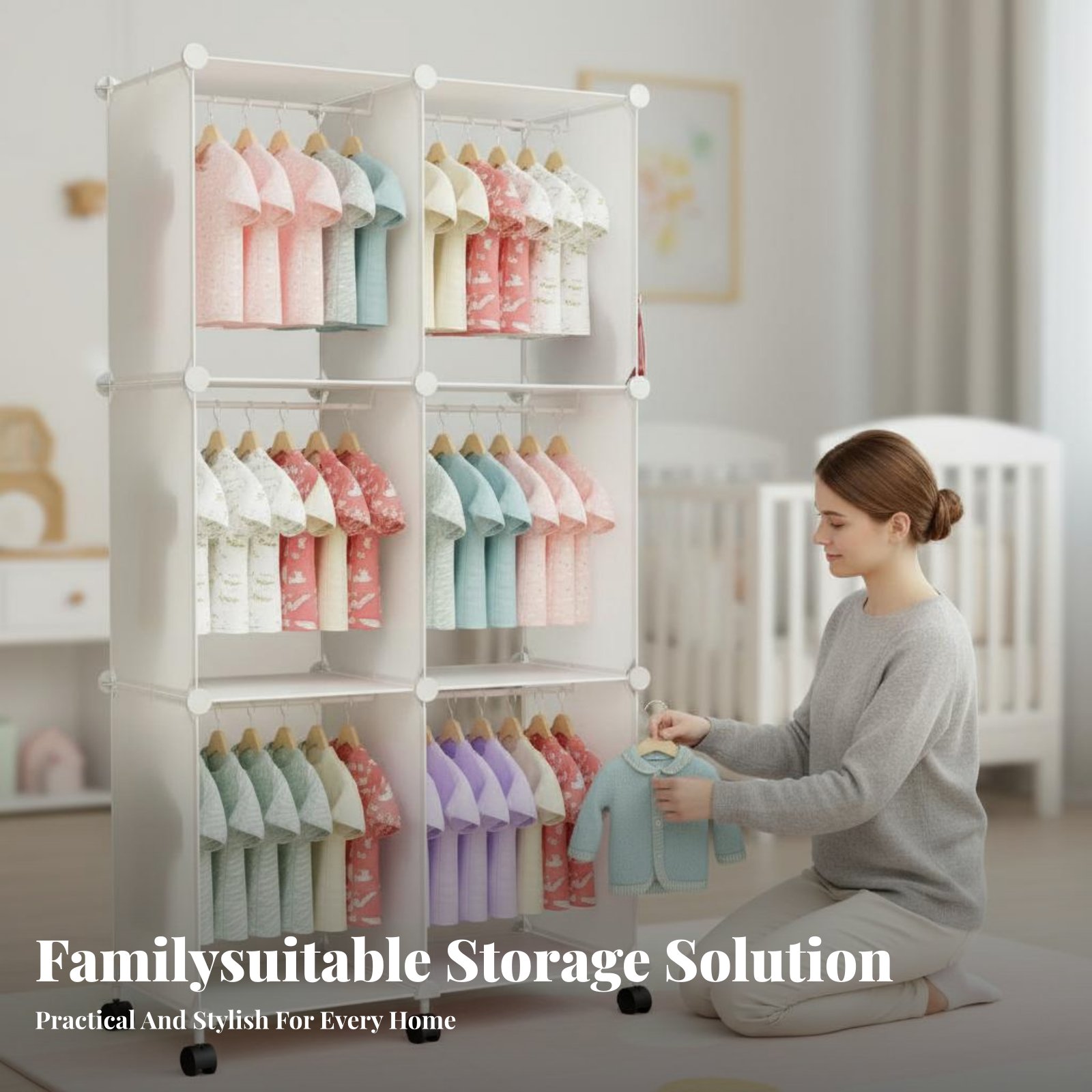 Armadio Mobile per Bambini con - Baby Clothing Wardrobe recensione e prezzo