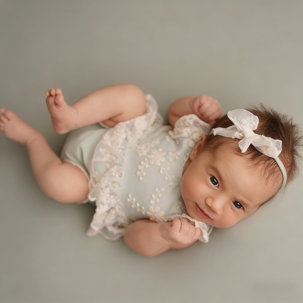 Tutina in Pizzo Verde Pastello - Baby Clothing Gifts recensione e prezzo